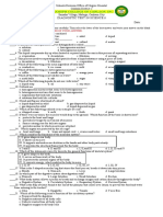 St. Joseph College of Canlaon, Inc.: Diagnostic Test in Science 6