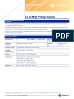 Safe Work Practices On High Voltage Cables