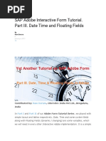 SAP Adobe Interactive Form Tutorial - Parte 3