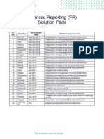 Financial Reporting (FR) Solution Pack: Sr. No. ACCA Exam Paper Syllabus Area Covered