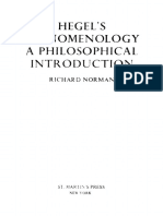 Richard J. Norman - Hegel's Phenomenology - A Philosophical Introduction (1976, Sussex University Press)