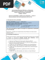 Unidad 2 - Tarea 2 - Reconocimiento de Los Lineamientos de Los PIC