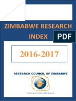 2016 2017 Zimbabwe Research Index