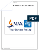 Channel Development at Max New York Life