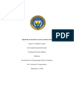 Algoritmo de Atención en Crisis Convulsiva Febril