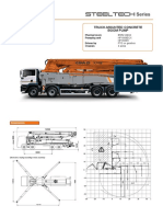 Truck-Mounted Concrete Boom Pump: Placing Boom Pumping Unit Driven by Chassis