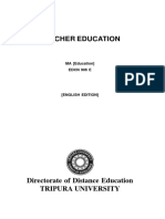 EDCN 906E Teacher Education