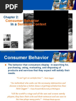 Consumer Behavior Services Context