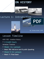 Lecture 1-Introduction To Aviation History