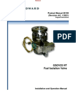 Gsov25 HT Fuel Isolation Valve: Product Manual 26190 (Revision AC, 1/2021)