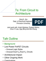 Finfets: From Circuit To Architecture