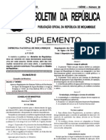 Regulamento Dos Sistemas Públicos de Distribuição Água e de Drenagem de Águas Residuais