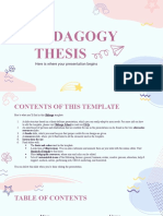 Pedagogy Thesis by Slidesgo