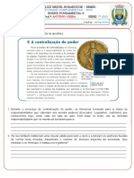 2 Atividade Complementar de História - 7º Ano - Antônio