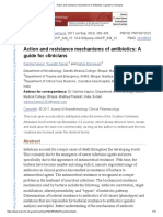 ART Action and Resistance Mechanisms of Antibiotics A Guide For Clinicians