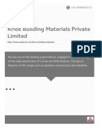 Krios Building Materials Private Limited