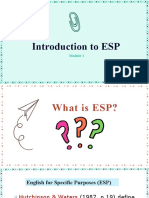 Intro To ESP