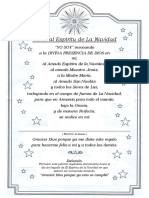 Carta Al Espiritu de La Navidad