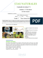 Cuadernillo de CIENCIAS Naturales