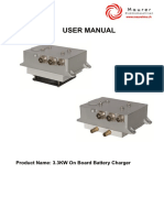 User Manual: Product Name: 3.3KW On Board Battery Charger