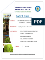 Tarea #1 de Administracion y Gerencia