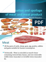 Contamination and Spoilage of Meat and Meat Product