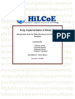 Array Implementation of Binary Trees