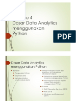 M56. Dasar Data Analytics Menggunakan Python