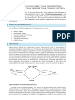 Corporate Governace - Theories