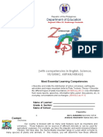 Department of Education: Most Essential Learning Competencies