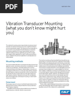 Vibration Transducer Mounting