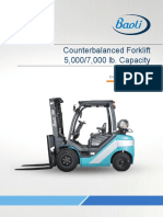 Counterbalanced Forklift 5,000/7,000 Lb. Capacity: D+ Series LPG Forklift Truck KBG25/35