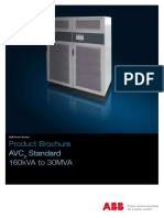 Product Brochure: AVC Standard 160kVA To 30MVA