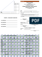 Deped Form 138 Jhs