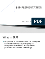 ERP &amp Implementation