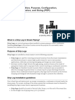 Drip Legs Definition Purpose Configuration Selection Installation and Sizing PDF