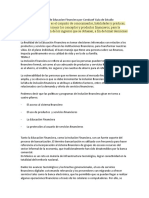 Diplomado de Educacion Financiera Por Condusef Guia de Estudio