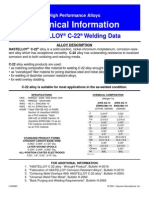 h2066-HASTELLOY C-22 Welding Data