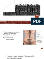 Examination Of: Thyroid