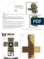 DOOM SLAYER Papercraft