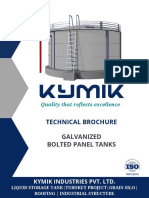 KYMIK - Galvanized Tank - Technical Brochure