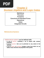 Boolean Algebra and Logic Gates