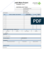 Material Exit Pass - سماح مواد بالخروج