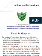 Crystal and Dislocations: Structure