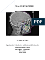 1ST Page Cephalometric File