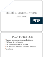 Resume Du Controle Interne Bancaire