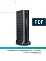 Surfboard T25 Cable Modem With Xfinity Voice: User Guide, Standard Revision X.5