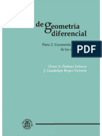 Curso de Geometría Diferencial. Parte 2 Geometría Intrínseca de