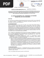 Resolución Municipal de Restitución