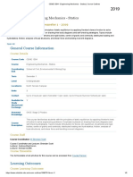 CEME 1004 - Engineering Mechanics - Statics - Course Outlines